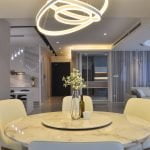 dining room luxury in simplicity at 11 mont kiara