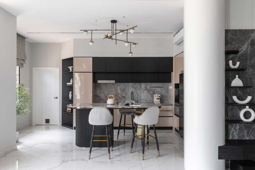 modern minimalist house - dining area