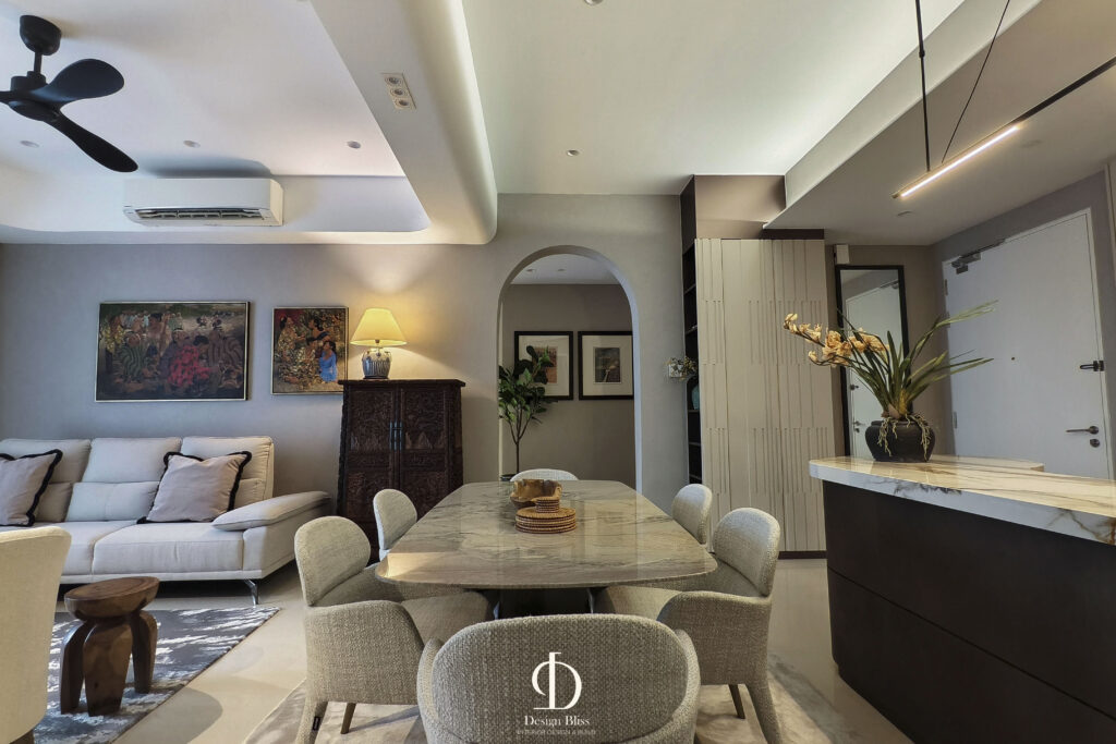 Amörä Essence condominium interior design by Design Bliss Malaysia at ViiA Residences, KL Eco City.