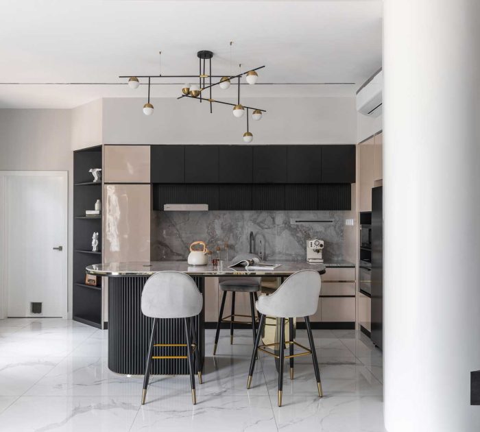 modern minimalist house - dining area